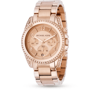 Michael Kors ladies' rose gold-plated bracelet watch £229